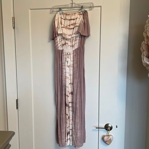 Ocean Drive Jumper in Purple and Tied Dye in Large